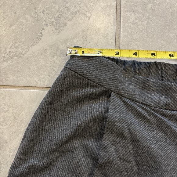 NWT J. McLaughlin Renee Wide Leg Pleated Pant Gray Stretch Wool Blend Size M - Picture 6 of 10